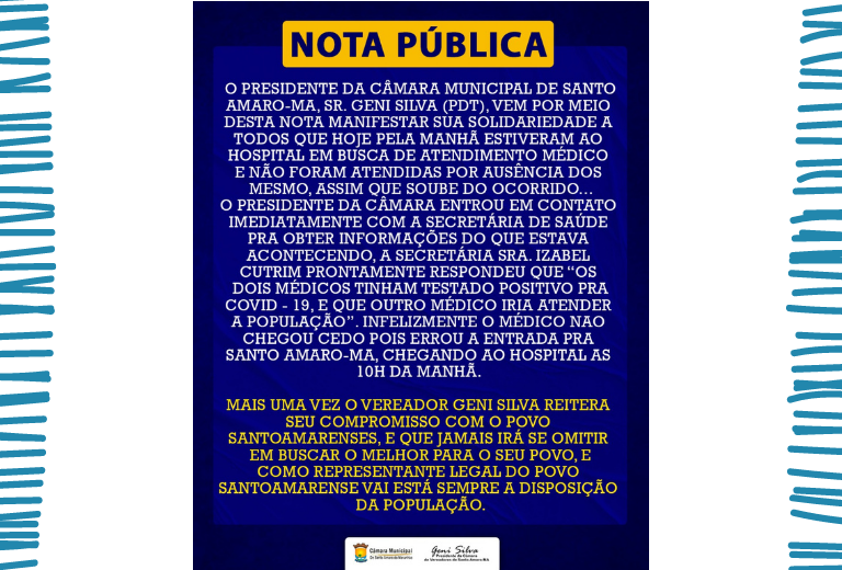 Nota Pública