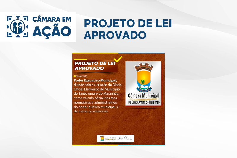 Projeto de Lei Aprovado